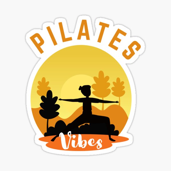 Pilates Vibes Exercise Workout Gift' Sticker