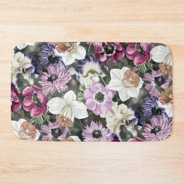 Item preview, Anemones Daffodils and Iris Repeated Pattern  Design  designed and sold by Tina Veenstra.