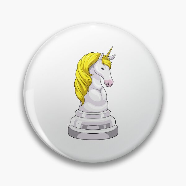 Item preview, Chess piece Knight Unicorn Chess designed and sold by Snabdesign84.