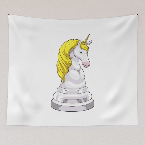 Item preview, Chess piece Knight Unicorn Chess designed and sold by Snabdesign84.