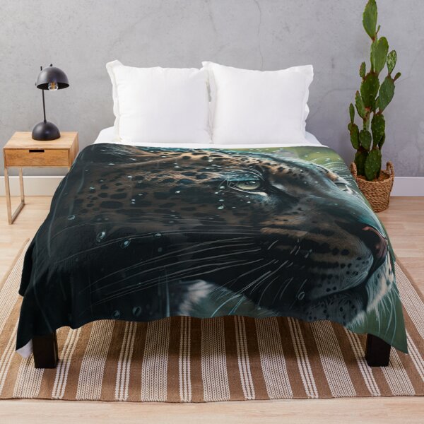 Item preview, Jaguar in a rainy Amazone forest designed and sold by RK - Shop.