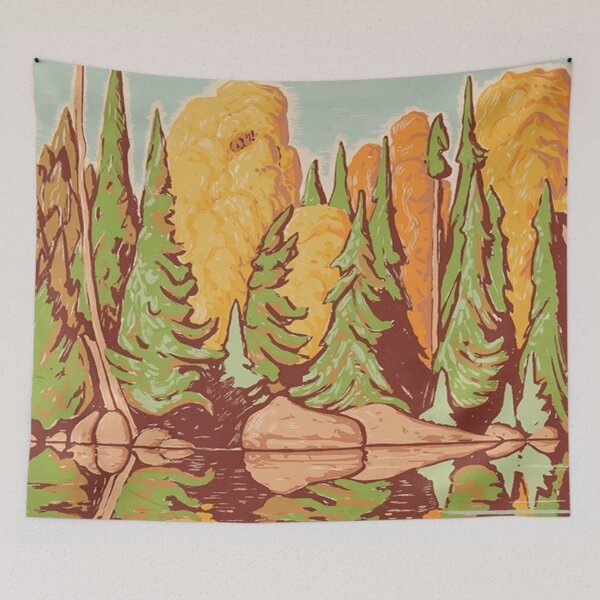 Item preview, Algoma Lake by Lawren Harris designed and sold by TheRedVineyard.