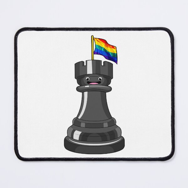 Item preview, Chess piece Rook Rainbow Chess designed and sold by Snabdesign84.
