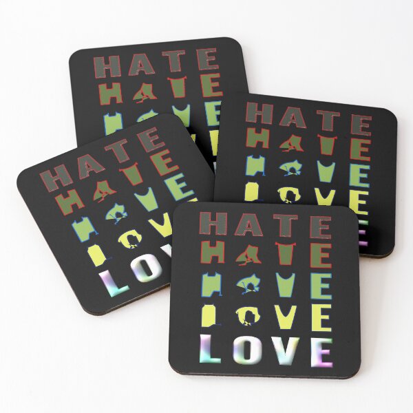 Item preview, Turn Hate into love designed and sold by CottagePop.