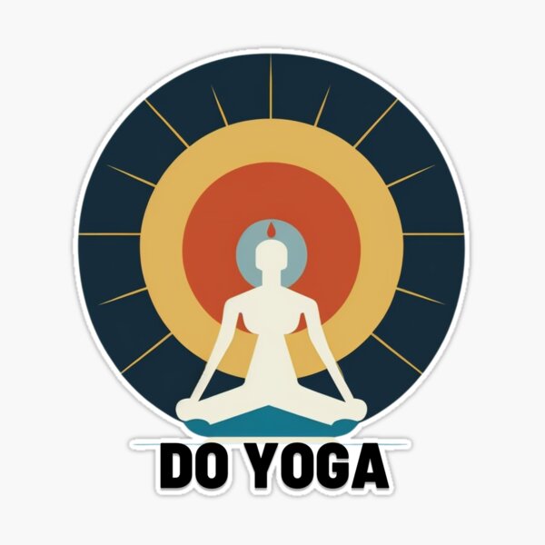 Do Yoga  Sticker for Sale by TrailBlazing