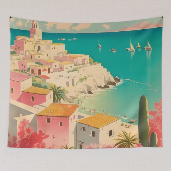 Item preview, Seaside Serenity in Tarifa designed and sold by Heritage Print Co.