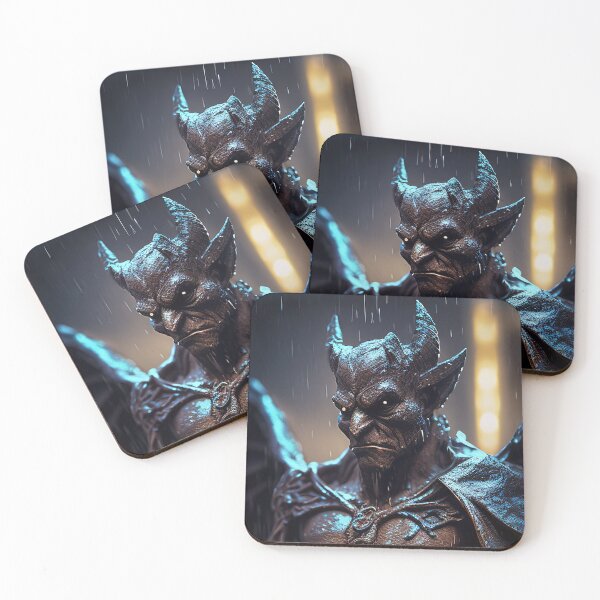 Item preview, Fierce gargoyle statue in the rain designed and sold by RK - Shop.