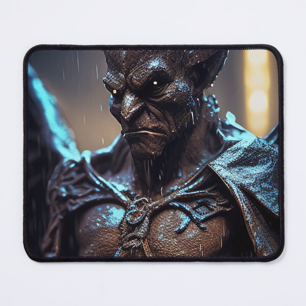 Item preview, Fierce gargoyle statue in the rain designed and sold by RK - Shop.