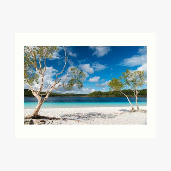 Lake McKenzie, Fraser Island Art Print