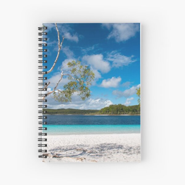 Lake McKenzie, Fraser Island Spiral Notebook