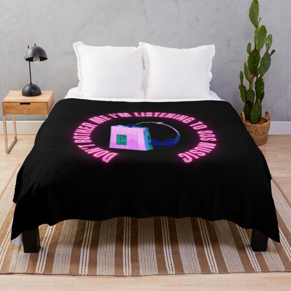 Item preview, Don't bother me I'm listening to 80s music Retro Design  designed and sold by RetroDesignsNW.
