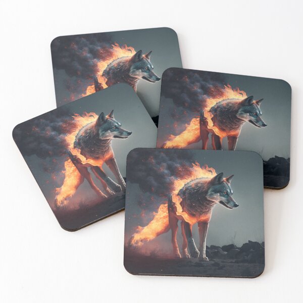 Item preview, fire wolf designed and sold by JDA-Shop.