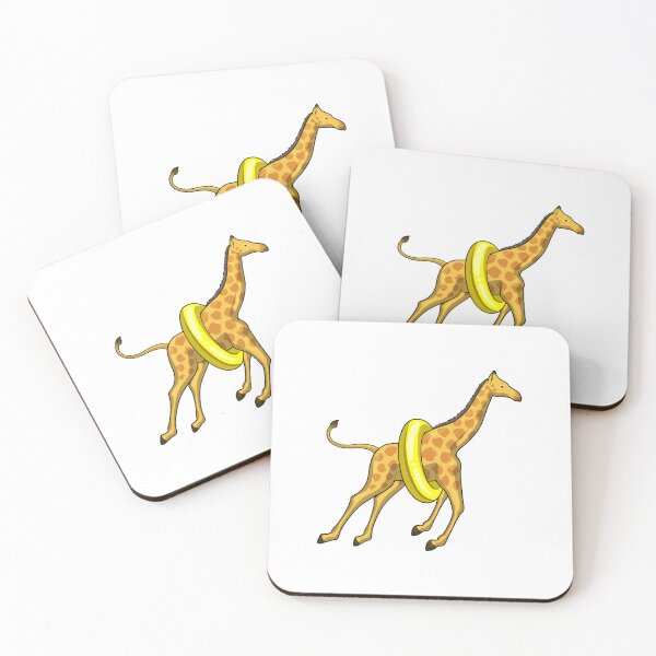 Item preview, Giraffe Swimming Lifebuoy designed and sold by Snabdesign84.