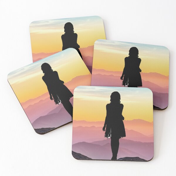 Item preview, Woman silhouette sunrise landscape montage designed and sold by TforYouDesign.