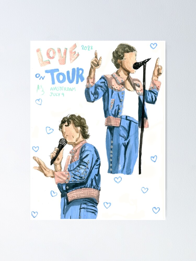 Harry newest Styles Love On Tour Poster (White)