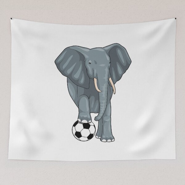 Item preview, Elephant Soccer player Soccer designed and sold by Snabdesign84.