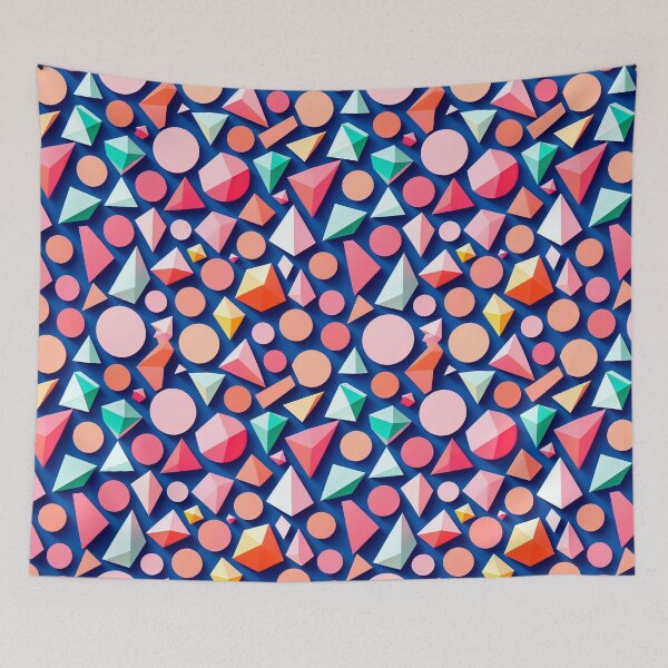 Item preview, Colorful Abstract Geometric Pattern designed and sold by excelente.