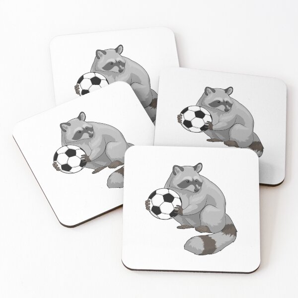 Item preview, Racoon Soccer player Soccer designed and sold by Snabdesign84.