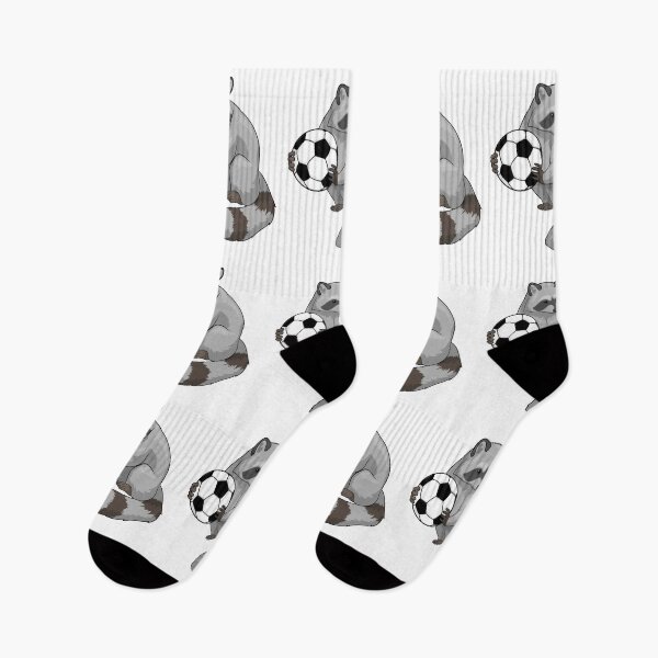 Aperçu de l'œuvre Racoon Soccer player Soccer créée et vendue par Snabdesign84.