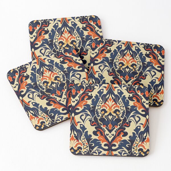 Item preview, Balinese Blue Arjuna Hero Batik pattern designed and sold by AstraNovaStudio.