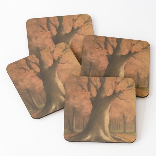 Item preview, Vintage autumn tree creative art designed and sold by brilliant-com.