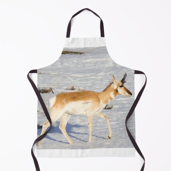 Item preview, Young Pronghorn Buck Walking In The Snow designed and sold by FreelanceJim.
