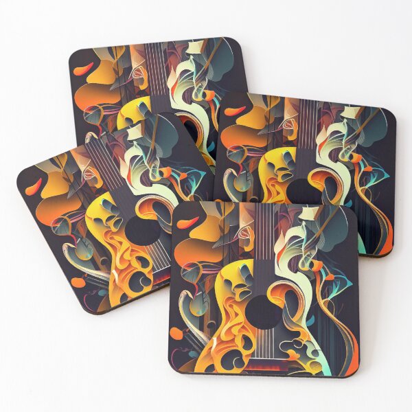 Item preview, Abstract Classical Guitar: A Unique and Artistic Music Design designed and sold by GustavsMD.