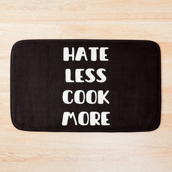 Item preview, Hate Less Cook More Chef Cooking Home Cook Peace Lover  designed and sold by MagicSD Designs.