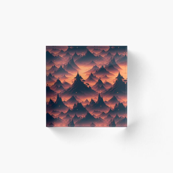 Item preview, Seamless mountain landscape designed and sold by MGDesignRV.