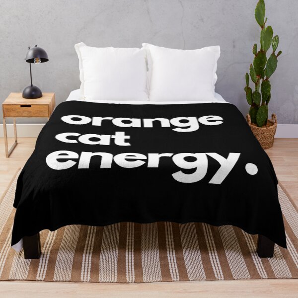 Item preview, orange cat energy. designed and sold by CatsAndSmiles.