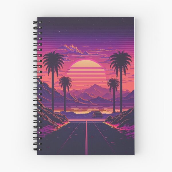 Item preview, Retro Synthwave Neon Sunset 80s designed and sold by RESToRAPTOR.