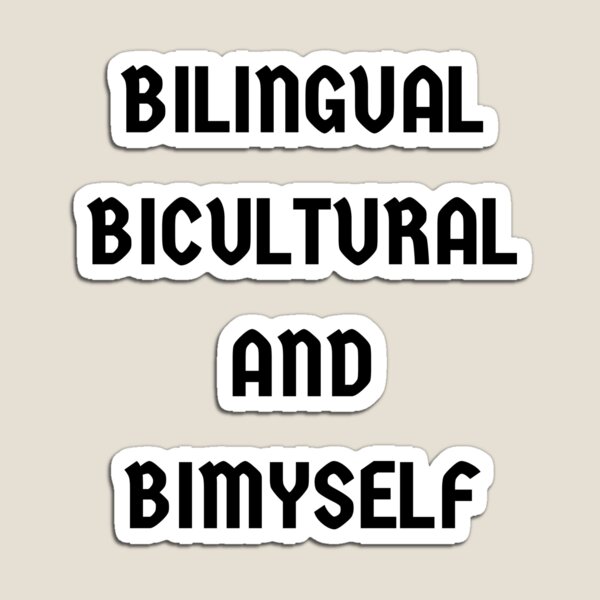 Item preview, bilingual bicultural and bimyself designed and sold by TIIMOO.