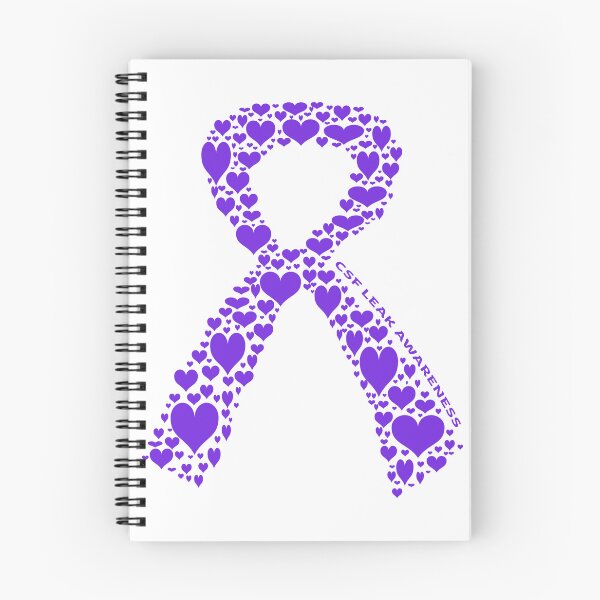 Item preview, CSF Leak Awareness Ribbon of Hearts designed and sold by TheJadeCat.