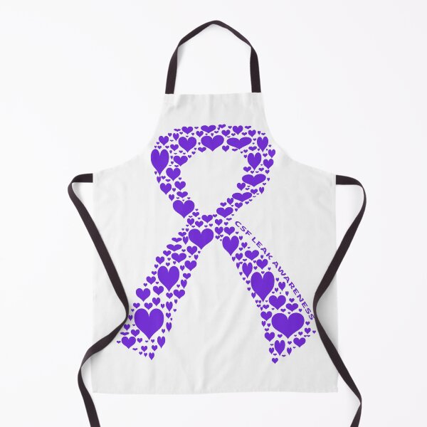 Item preview, CSF Leak Awareness Ribbon of Hearts designed and sold by TheJadeCat.