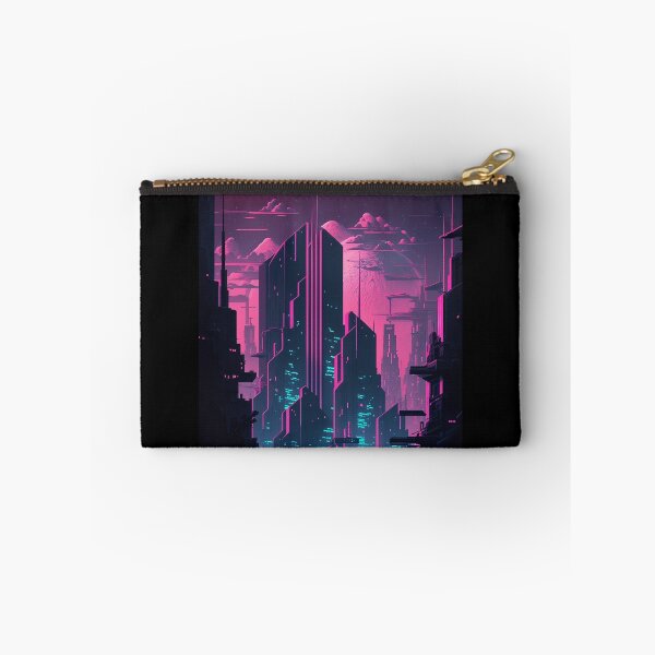 Item preview, Retro Synthwave Cyber City 80s designed and sold by RESToRAPTOR.
