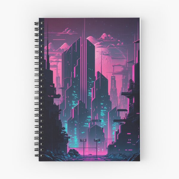 Item preview, Retro Synthwave Cyber City 80s designed and sold by RESToRAPTOR.