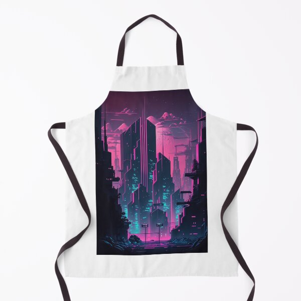 Item preview, Retro Synthwave Cyber City 80s designed and sold by RESToRAPTOR.
