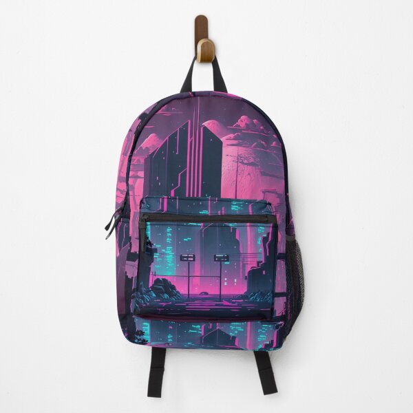 Item preview, Retro Synthwave Cyber City 80s designed and sold by RESToRAPTOR.