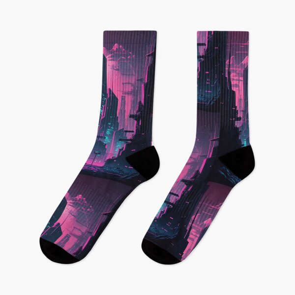 Item preview, Retro Synthwave Cyber City 80s designed and sold by RESToRAPTOR.