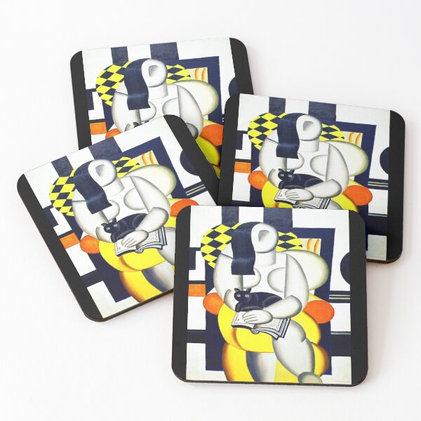 Item preview, Fernand Leger - Woman with a cat (1921) designed and sold by mturns57.