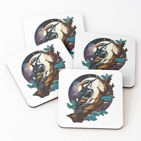 Item preview, Moonlight Sonata with a Hairy Woodpecker designed and sold by Vector-nook.