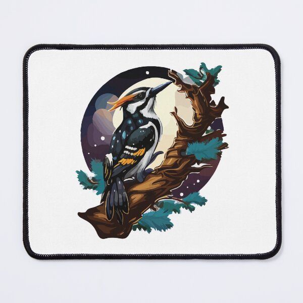 Item preview, Moonlight Sonata with a Hairy Woodpecker designed and sold by Vector-nook.