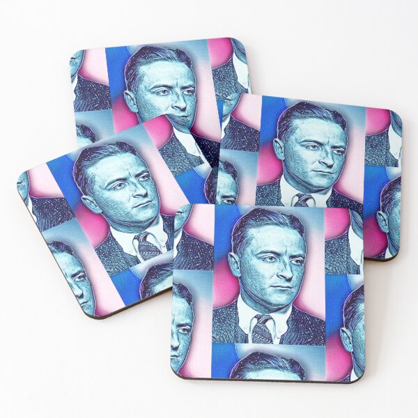 Item preview, F Scott Fitzgerald artwork | F Scott Fitzgerald Portrait | F Scott Fitzgerald Wall Art  designed and sold by Suyogsonar25.