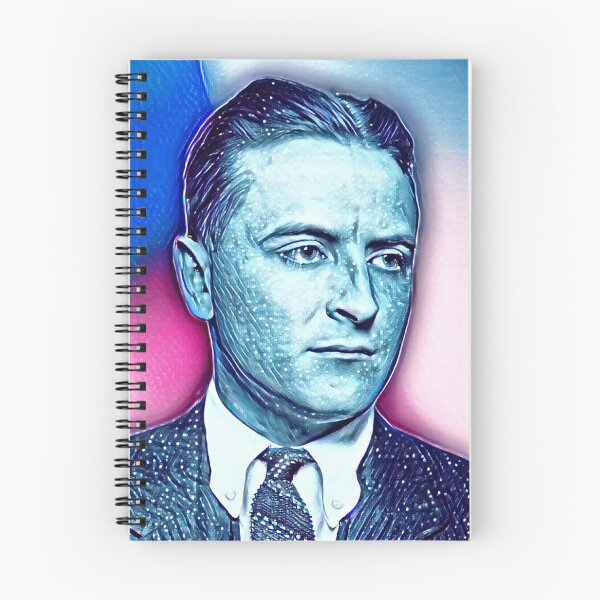Item preview, F Scott Fitzgerald artwork | F Scott Fitzgerald Portrait | F Scott Fitzgerald Wall Art  designed and sold by Suyogsonar25.