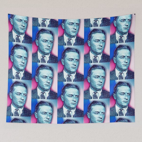 Item preview, F Scott Fitzgerald artwork | F Scott Fitzgerald Portrait | F Scott Fitzgerald Wall Art  designed and sold by Suyogsonar25.