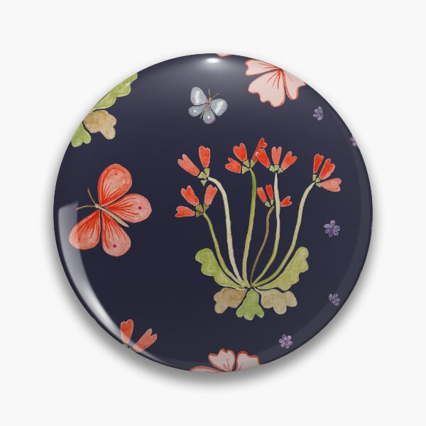 Item preview, Cowslip Spring - red and navy designed and sold by KitanaiKid.