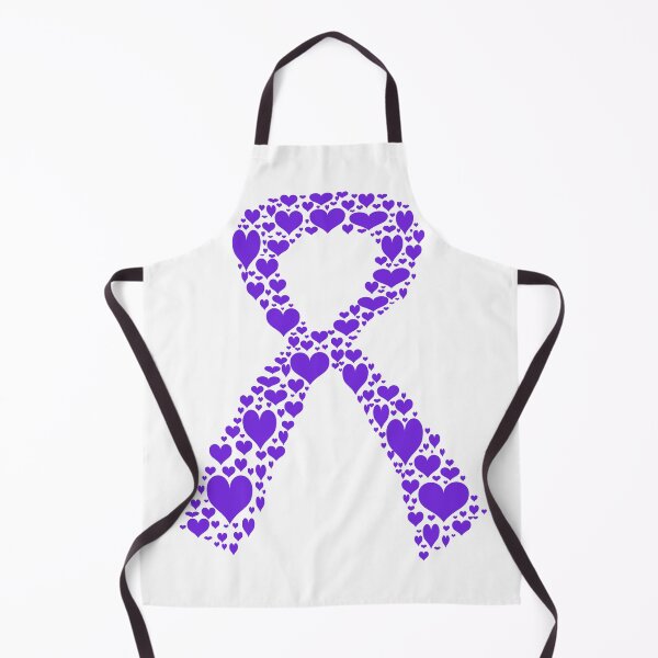 Item preview, Purple Awareness Ribbon of Hearts designed and sold by TheJadeCat.