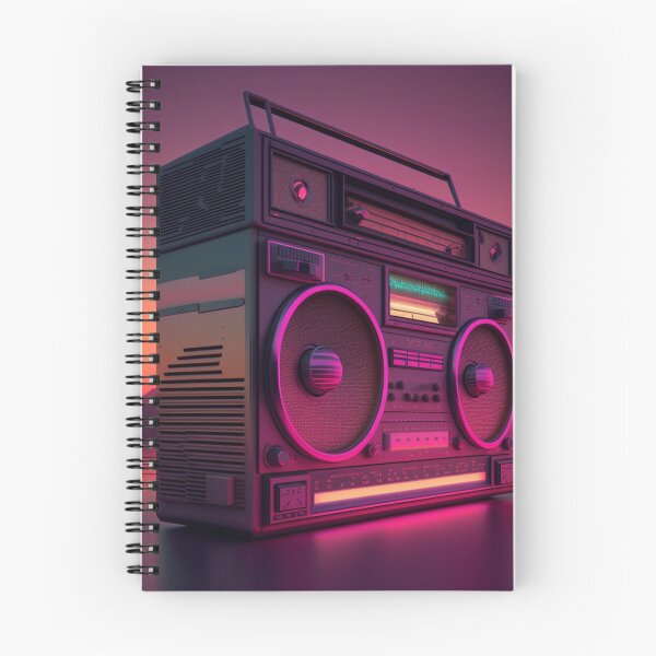 Item preview, Retro Synthwave Boombox 80s designed and sold by RESToRAPTOR.