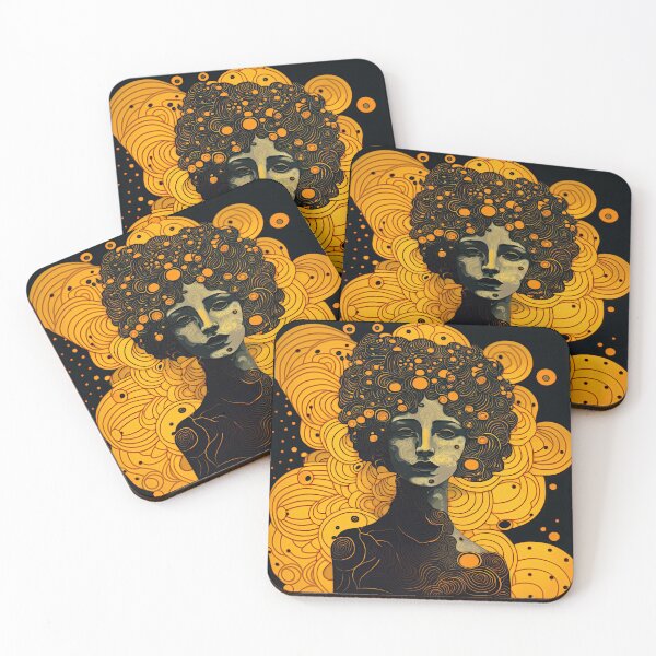 Item preview, Women in textures. creative portrait designed and sold by Creativaity.