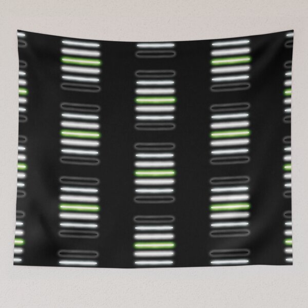 Item preview, Minimalist Neon Agender Pride Flag designed and sold by O1RSH.